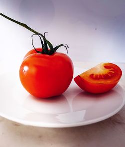 Close-up of tomatoes on table