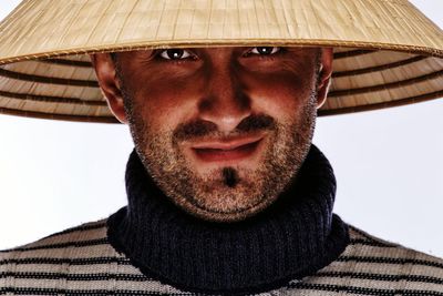 Portrait of mid adult man