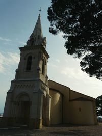 Low angle view of building against sky