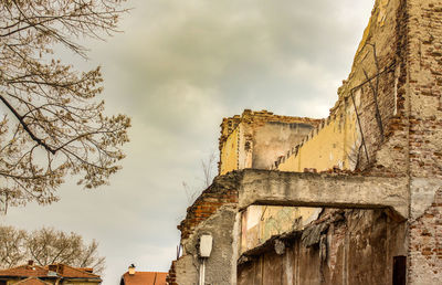 Part of a warehouse in the dead tobacco town, still part of the cultural heritage 