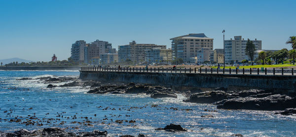 Sea point promenade in cape town south africa