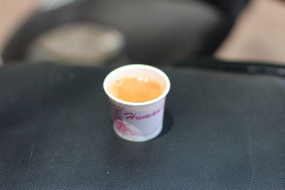 Close-up of drink