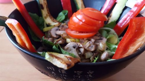 Close-up of salad in bowl