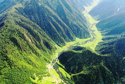 Aerial view of landscape