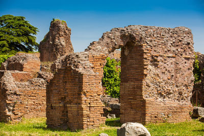 Old ruins of building