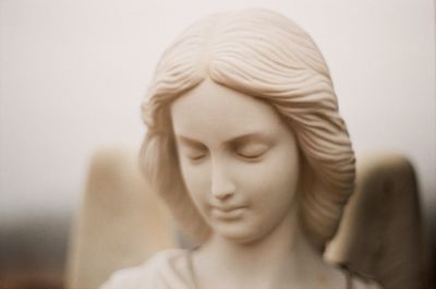 Close-up portrait of a girl