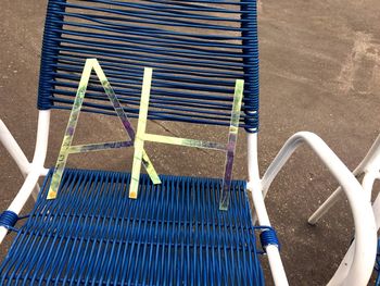 Close-up high angle view of cobblestone