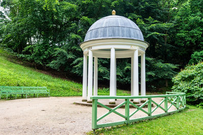 Gazebo in garden