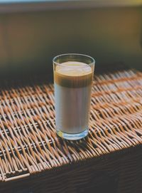 Close-up of drink on table