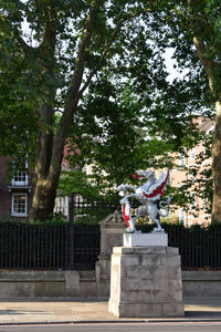 Statue in park