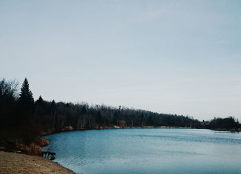 Scenic view of calm sea