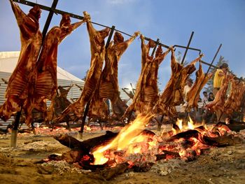 Lamb on the cross is a way of cooking meat