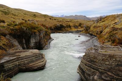 The landscapes of torres del paine national park in chile