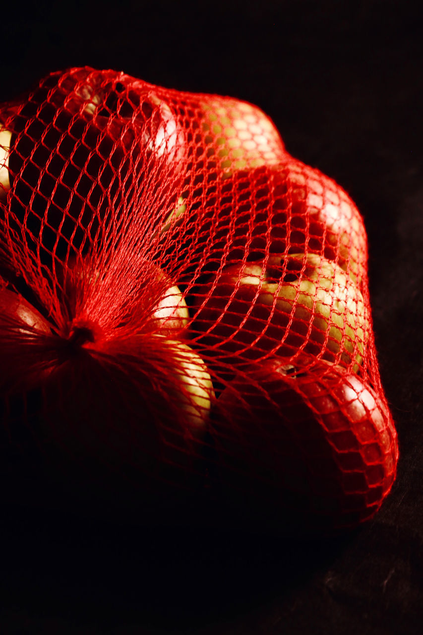 CLOSE-UP OF ILLUMINATED LIGHTING EQUIPMENT ON TABLE