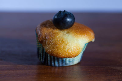 Close-up of dessert on table