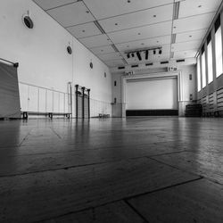 View of an empty corridor