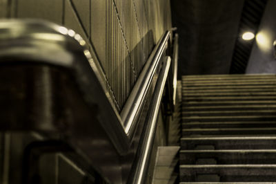 Close-up of staircase