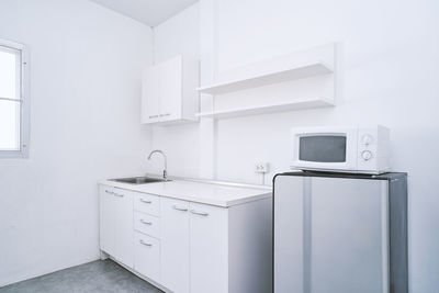 White wall at home