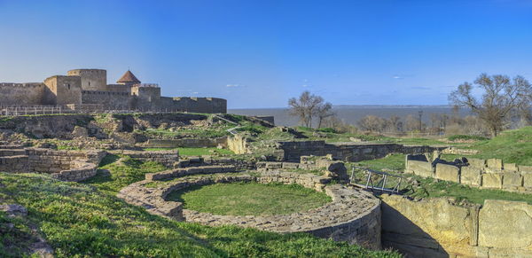 Old ruins against clear sky