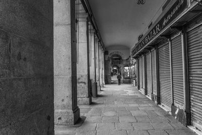 Corridor of building