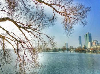 River with buildings in background