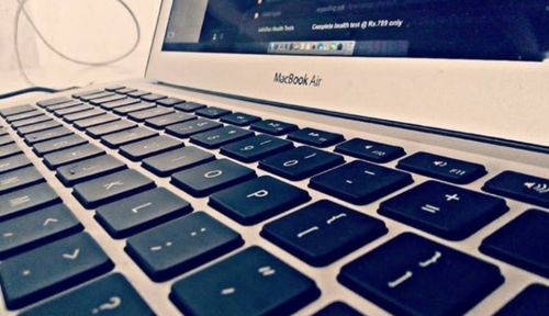 Close-up of computer keyboard