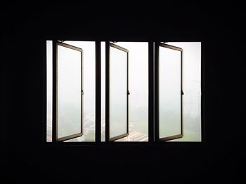 Window in darkroom