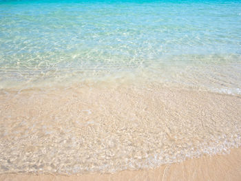 View of surf on beach