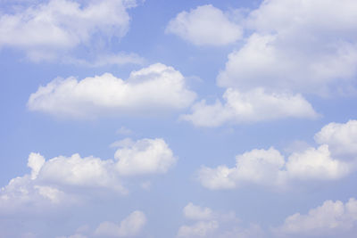 Low angle view of clouds in sky