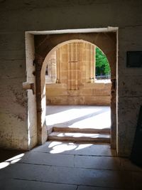 Corridor of building