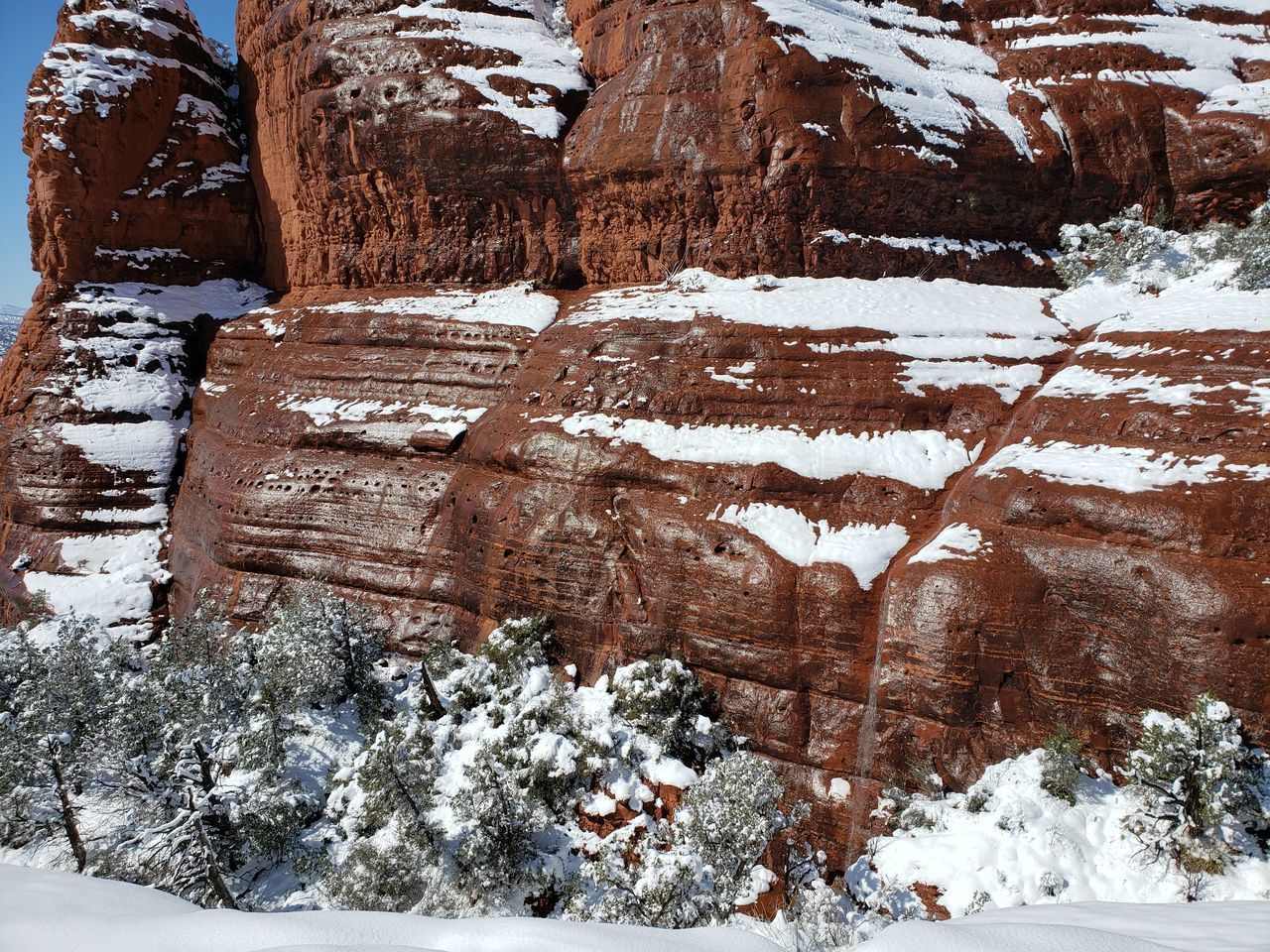 VIEW OF SNOW COVERED LAND