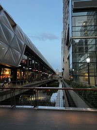 Canary wharfs infamous riverfront 