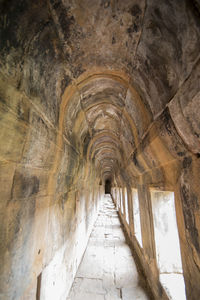 Corridor of old building