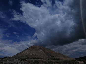 Low angle view of castle against sky