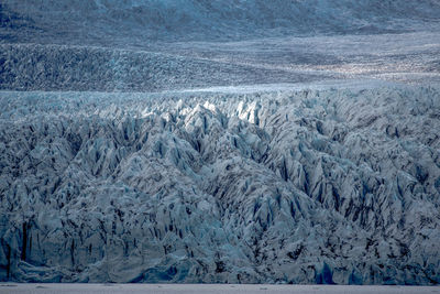 Full frame shot of frozen landscape