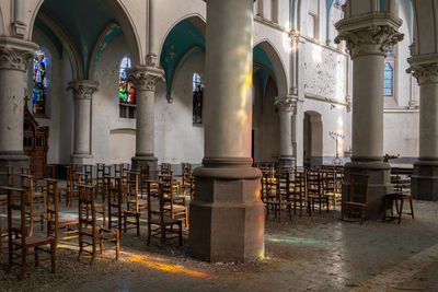 Interior of church