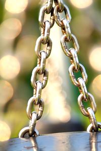 Close-up of chain