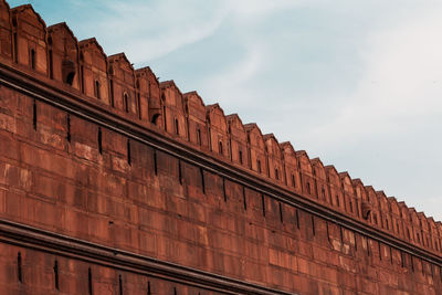 Low angle view of building against sky