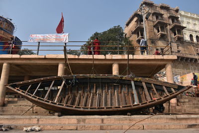 View of temple building against sky