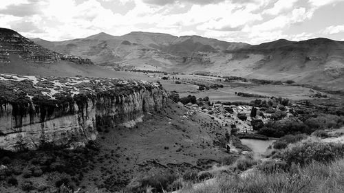 Panoramic view of landscape against sky