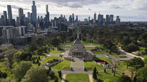 Melbourne, australia - shrine of remembrance