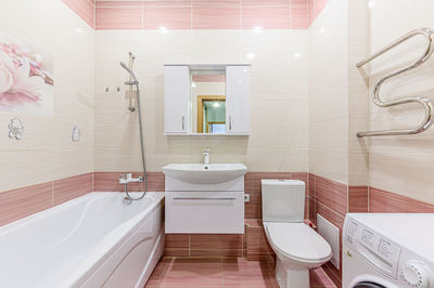 Interior of bathroom