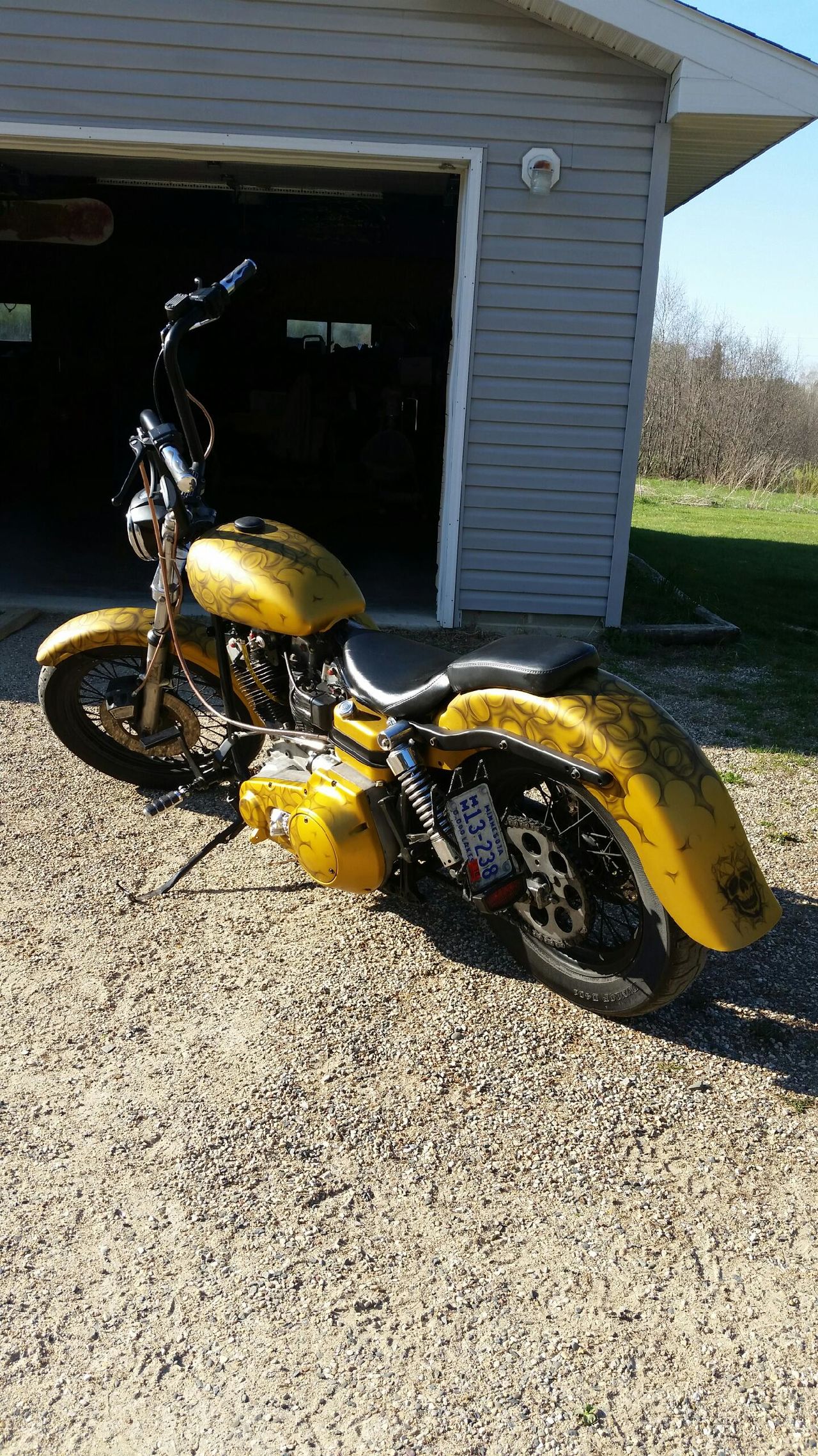 1976 Harley shovelhead bobber