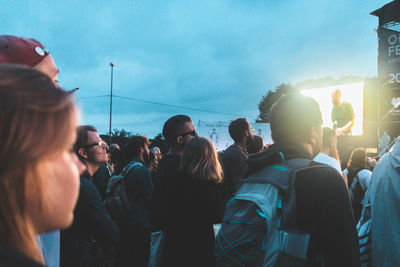 Group of people on stage