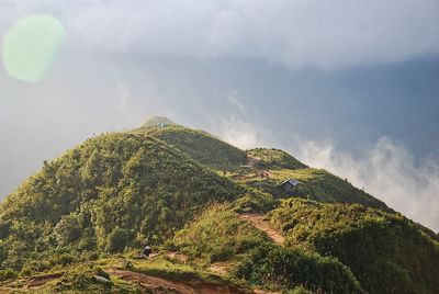 Moutain and cloud