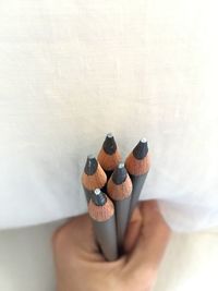 Close-up high angle view of hand