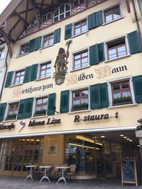 Low angle view of building in city