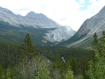Scenic view of mountains