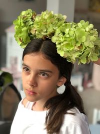 Close-up portrait of a girl
