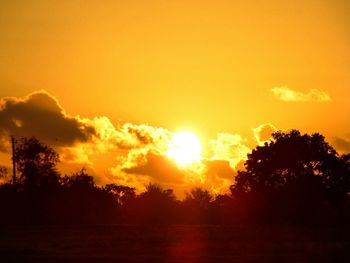 Scenic view of sunset sky